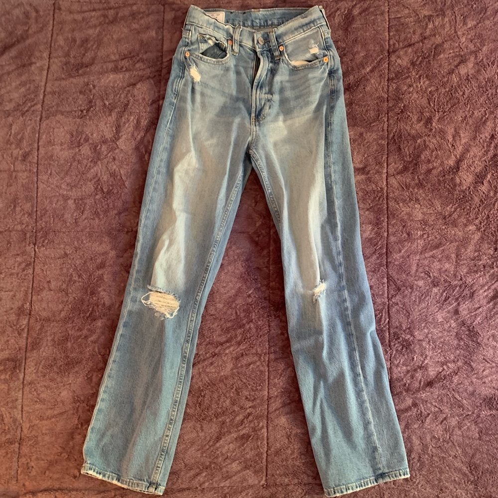 gap high rise baggy jeans